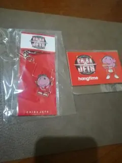 千葉ジェッツ　ジャンボくん　キーホルダー、ステッカー