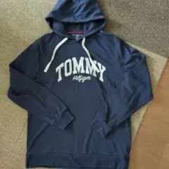 TOMMY HILFIGER ネイビー パーカー M