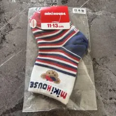 新品　ミキハウス　靴下 11-13cm