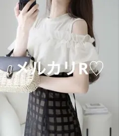 mily bilet チュールフリルドッキングノースリーブワンピース