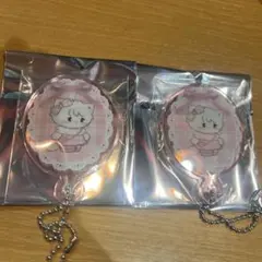 mikko リルアラモード アクリルミラーキーホルダー 2点まとめ売り ムース