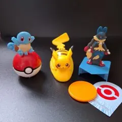 ポケモン ハッピーセット　ピカチュウ　ゼニガメ　メガルカリオ