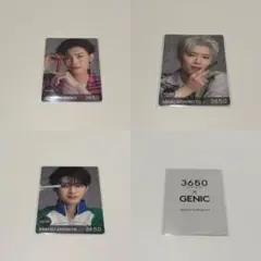 GENIC 3650 トレーディングカード 3枚セット