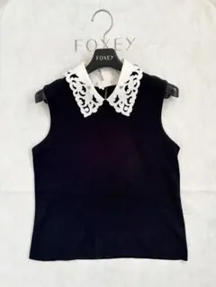 FOXEY ★ フォクシー 白襟　ヴィオラトップ　Viola Topのサムネイル