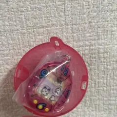 たまごっち シャカシャカチャームコレクション　透明ピンク（まめっち）