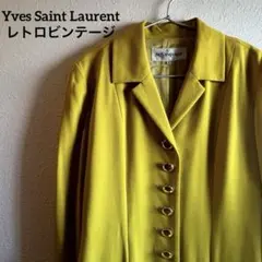 ご成約済Yves Saint Laurent ロングコート ロングカーディガン - メルカリ