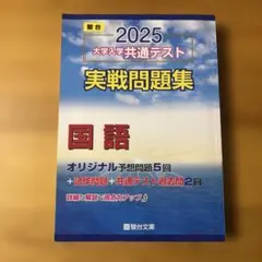 駿台2025大学入学共通テスト　実戦問題集　国語