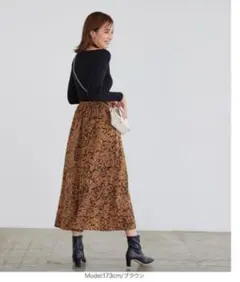 神戸レタス　ロングスカート ブラウン　新品