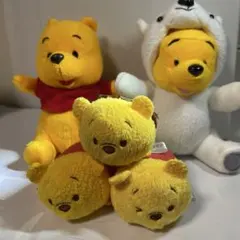 ディズニー&ピクサーキャラクター くまさん大集合ぬいぐるみ 【3点
