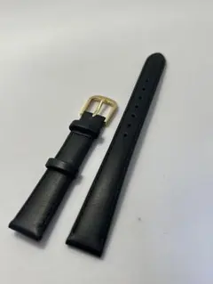 時計用レザーベルト ブラック 14-12mm