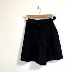 リエンダ　rienda ショートパンツ　サイズS ブラック　クール　ベルト付き