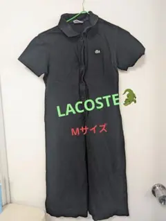 美品⭐︎ラコステ ポロワンピース M 半袖 38 ロングワンピース 黒 楽天市場】ルーズフィット5分袖ポロドレス / ポロワンピース