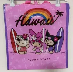 【ハワイ限定】サンリオ エコバッグ 日焼け キティ マイメロ クロミ トートのサムネイル