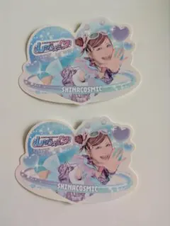 SHINACOSMIC ステッカー 2枚セット