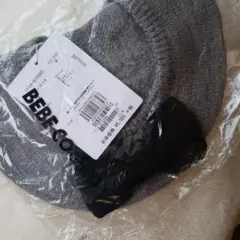 新品　未開封　BeBe リボン　ニット　ベレー帽
