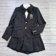 repipiarmario セットアップ ストライプ 卒服 160 金ボタン　M