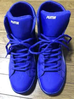 PUMA パープル ハイカット スニーカー