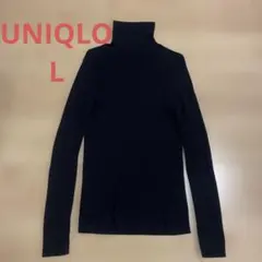 タートルネック ネイビー