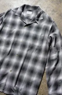 新品 タウンクラフト レーヨン オンブレチェックシャツ M MOCA