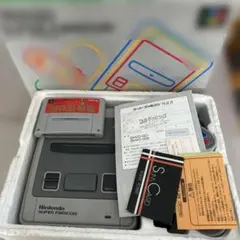 Nintendo スーパーファミコン 本体　箱　説明書付き　ACアダプタ欠品