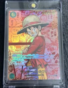 金枠】モンキー・D・ルフィ レッドスーパーパラレル レッドコミパラ