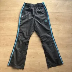 アディダス ピステ 130cm 黒 薄手 パンツ adidasポリエステル