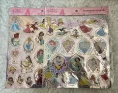 Disney ディズニー　プリンセス　ホログラムエンボスシール　ステッカー