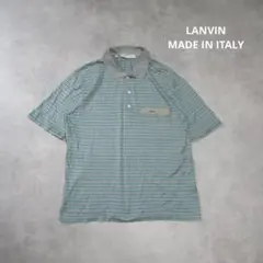 LANVIN / ハーフスリーブ ポロシャツ トップス プルオーバー エジプト綿のサムネイル