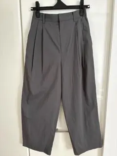 UNITED ARROWS エアリー タック テーパード パンツ 36