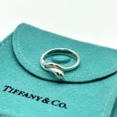 ティファニー　ティアドロップ　フリーフォーム　リング　約10号　シルバー　925