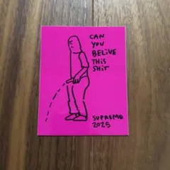 Supreme 25ss Gonz Tee ステッカー　ピンク