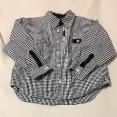 コムサイズム ギンガムチェック シャツ