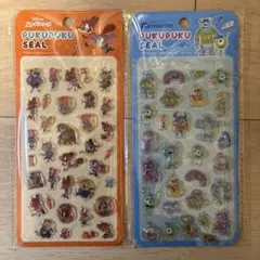 ズートピア モンスターズ・インク ディズニー ぷくぷくシール