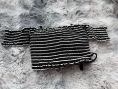 未使用品　オフショルダー水着トップス