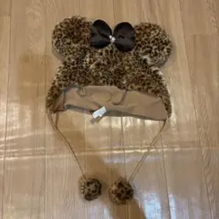 ディズニーファンキャップ ヒョウ柄