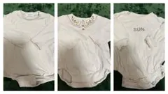 長袖ロンパース　３着セット