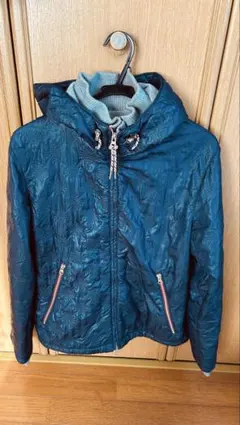 SIMPLICITE PLUS ネイビー ダウンジャケット 40