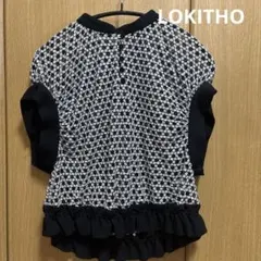 LOKITHO ロキト フラワー刺繍 チュールブラウス（インナーキャミ付）のサムネイル