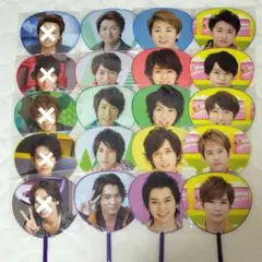 嵐 ミニうちわ 15枚セット 【新品未開封】2010年〜2012年