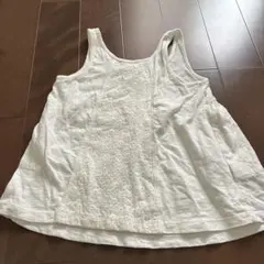 GapKids ホワイト ノースリーブタンクトップ サイズ120cm