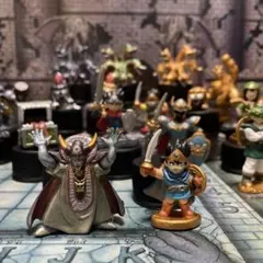 ドラゴンクエスト　闇ゾーマ　勇者Ⅲ ジャンクミニフィギュア　2体セット