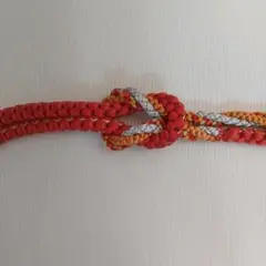 帯締め 長尺 振袖用 正絹と金属糸 茶系と多色と金色 日本舞踊 訪問着 付下げU