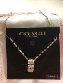 新品未使用☆COACH☆ハートネックレス