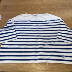 ORCIVAL ストライプ柄 五分袖 Tシャツ