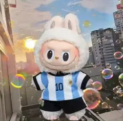 ラブブ　LABUBU 着せ替え ぬい服　サッカー　2点セット