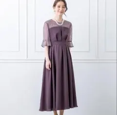 EMOTIONALL DRESSES　レースがフェミニンなAラインドレス　40のサムネイル