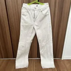 UNIQLO ホワイト　デニム　白パン