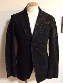 リーバイス 迷彩 ブラック デニム テーラード ジャケット M XPV