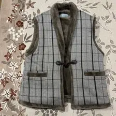 【だんらん倶楽部】メンズ　あったか　裏ボアベスト