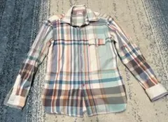 【リーバイス】古着ウェスタン、ネルシャツ　アメカジ　メンズMサイズ